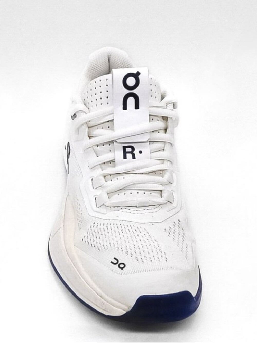 New Women's On The Roger Cloud Pro Comfort White / Indigo Running Shoes 7.5 Wide - Picture 4 of 7